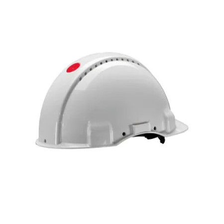 Каска 3М G3000DUV-VI с вентиляцией, штифтова застежка, кожаное оголовье