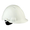 Каска 3М G3000NUV-VІ вентиляция, храповик, синтетическое оголовье, белая