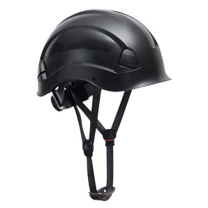 Каска высотника PS53BKR Portwest АБС-пластик, без вентиляции, храповик, цвет черный