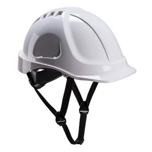 Каска PS54WHR Portwest АБС-пластик, невентелируемая, храповик, белая. Диэл 440В