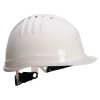 Каска PS62WHR Portwest HDPE, вентиляция, храповик, цвет белый