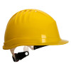Каска PS62YER Portwest HDPE, вентиляция, храповик, цвет желтый
