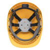 Каска PW54YER Portwest АБС-пластик, без вентиляции, храповик, желтая. Диэл 440В