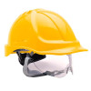 Каска PW55YER Portwest АБС-пластик, с вентиляцией, храповик, с экраном, желтая