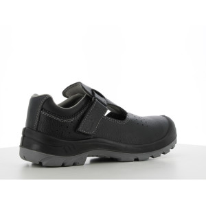 Сандалии BESTSUN S1P Safety Jogger, кожанные, металлический подносок, на липучке. Photo 2