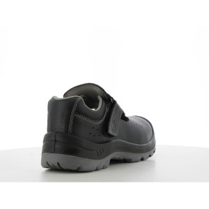 Сандалии BESTSUN S1P Safety Jogger, кожанные, металлический подносок, на липучке. Photo 3