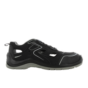 Сандалии FLOW BLK S1P TLS Safety Jogger, Синтетический нубук, композитный подносок