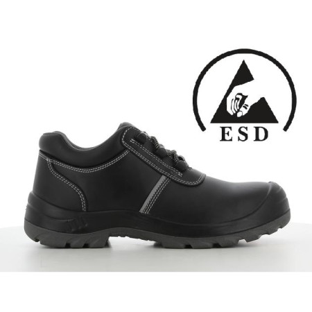 Туфли AURA S3S, SR, ESD, FO Safety Jogger антистатические, кожанные, композитный подносок