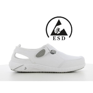 Туфли-сабо LINA OB, ESD, A, SRC, E Safety Jogger, женские, цвет белый