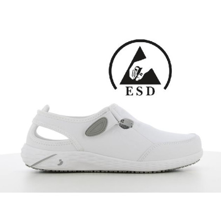 Туфли-сабо LINA OB, ESD, A, SRC, E Safety Jogger, верх Lorica, цвет белый