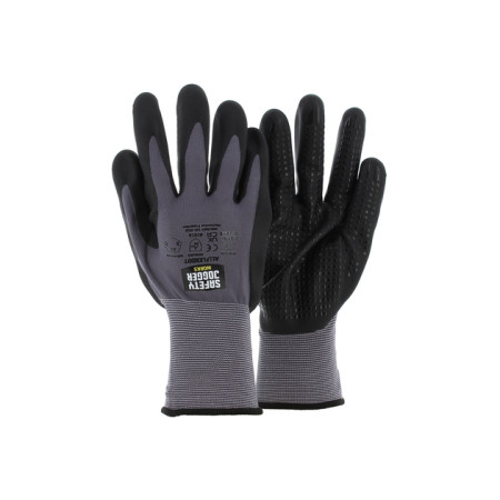 Перчатки полиэстер+нитрил AllFlexDot Safety Jogger