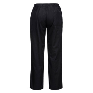 Брюки повара C071BKR Portwest ЖЕНСКИЕ 65% Полиэстер, 35% Хлопок 190g, черные. Photo 2