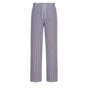 Брюки повара C079CKR Portwest 100% хлопок, 190г, цвет черный/клеточка. Photo 2