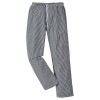 Брюки повара C079CHR Portwest 100% хлопок, 190г, цвет темно-синий/клеточка