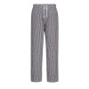 Брюки повара C079CHR Portwest 100% хлопок, 190г, цвет темно-синий/клеточка